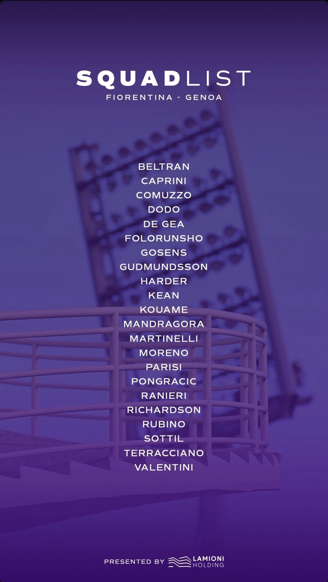 Kouamè e Comuzzo convocati per Fiorentina-Genoa, Palladino non chiama Cataldi e Colpani. La lista completa