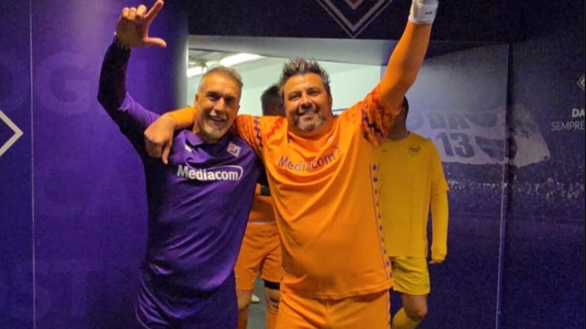 Frey e la foto con Batistuta: "Quanto avrei voluto giocare con te... Meglio tardi che mai!" - 