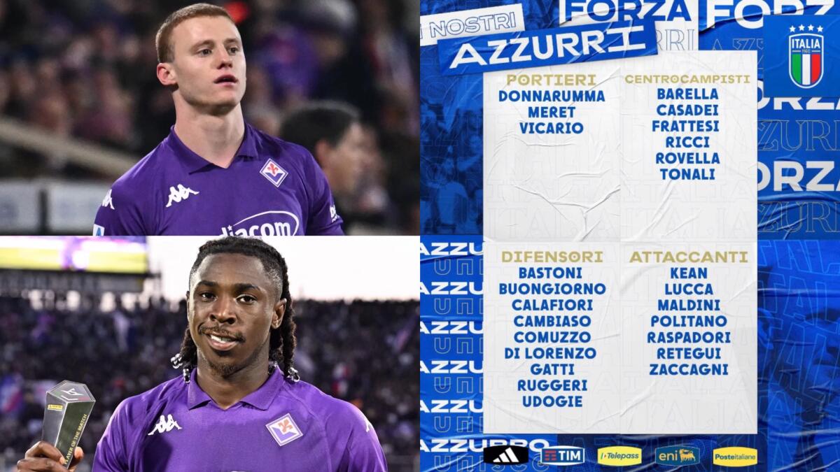 Comuzzo e Kean incantano con la Fiorentina e si prendono la Nazionale. Out Fagioli e Zaniolo - 