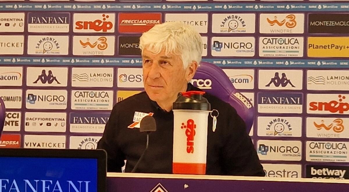 Gasperini: "Nel primo tempo abbiamo fatto meglio della Fiorentina. Resta a meno 7 in classifica" - 