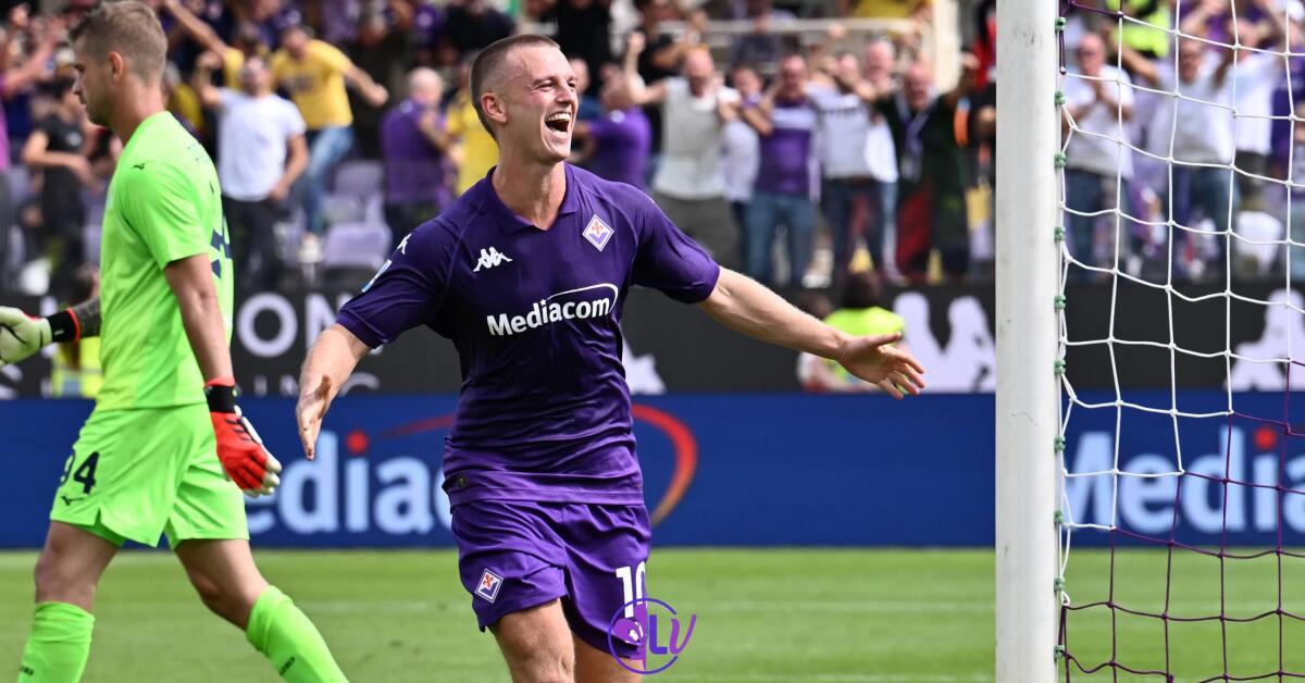 Gudmundsson va protetto e coccolato, il finale di stagione della Fiorentina passa dai suoi piedi - Firenze, Stadio Artemio Franchi, 22.09.2024, Fiorentina-Lazio, foto Lisa Guglielmi. Copyright Labaroviola.com