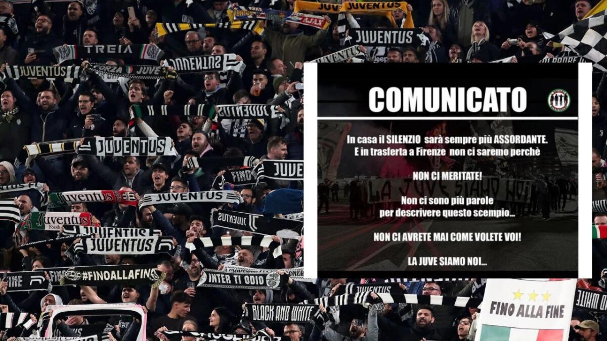 Comunicato dei tifosi juventini: "In trasferta a Firenze non ci saremo perchè non ci meritate!" - 