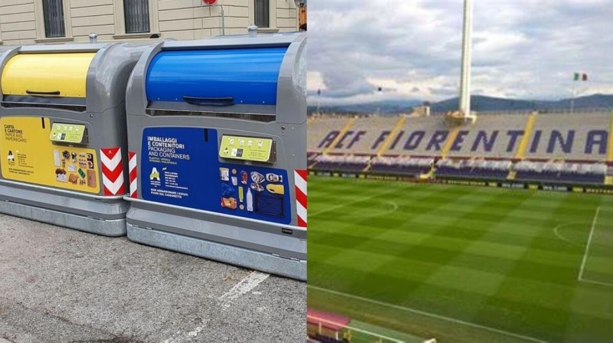 La proposta del consigliere: "Cassonetti bianconeri fuori dal Franchi per risolvere problema rifiuti" - 