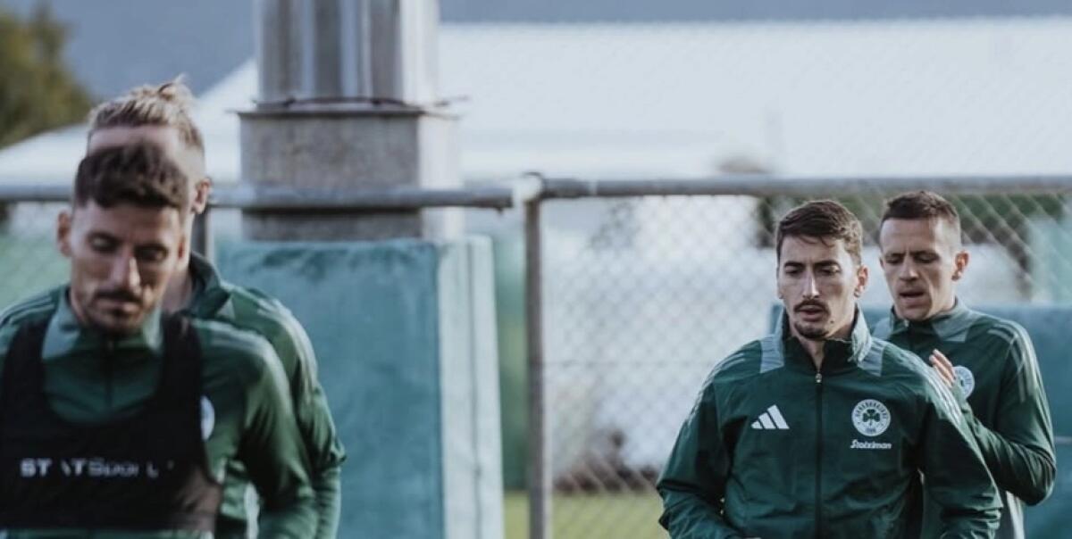 Rifinitura Panathinaikos: allenamento individuale Bakasetas e Palmer-Brown. Trattamenti per Kotsiras - 