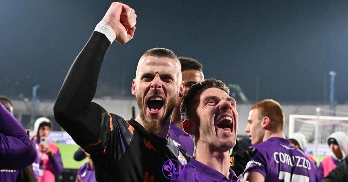 De Gea: "Con la Fiorentina un colpo di fulmine. Marcos Alonso mi ha convinto le sue parole" - Firenze, Stadio Artemio Franchi, 06.02.2025, Fiorentina-Inter, foto Lisa Guglielmi. Copyright Labaroviola.com