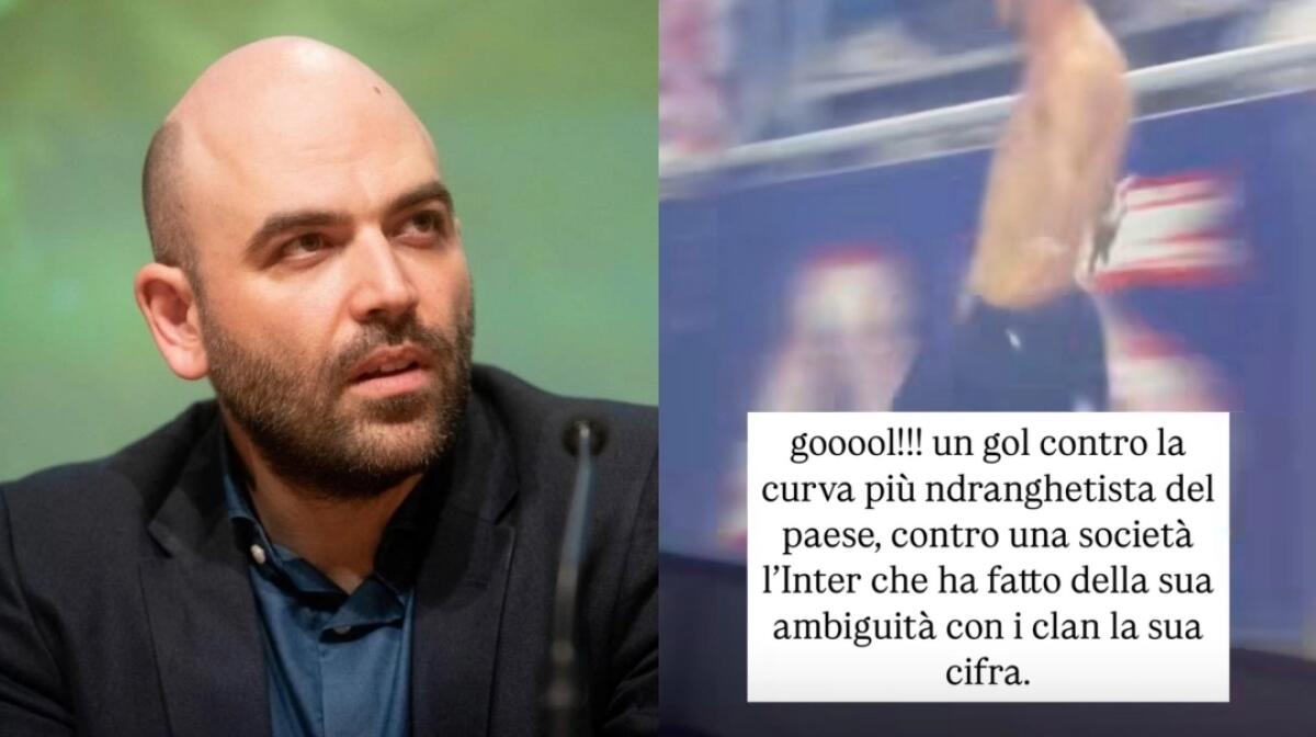 Il Bologna segna all'Inter e Saviano scrive: "Contro la Curva più ndranghetista d'Italia" - 