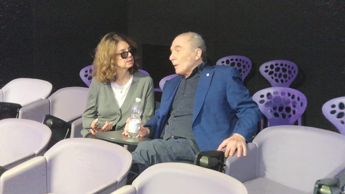 Anche il Presidente Commisso a seguire la conferenza stampa di Palladino in vista del Milan - 