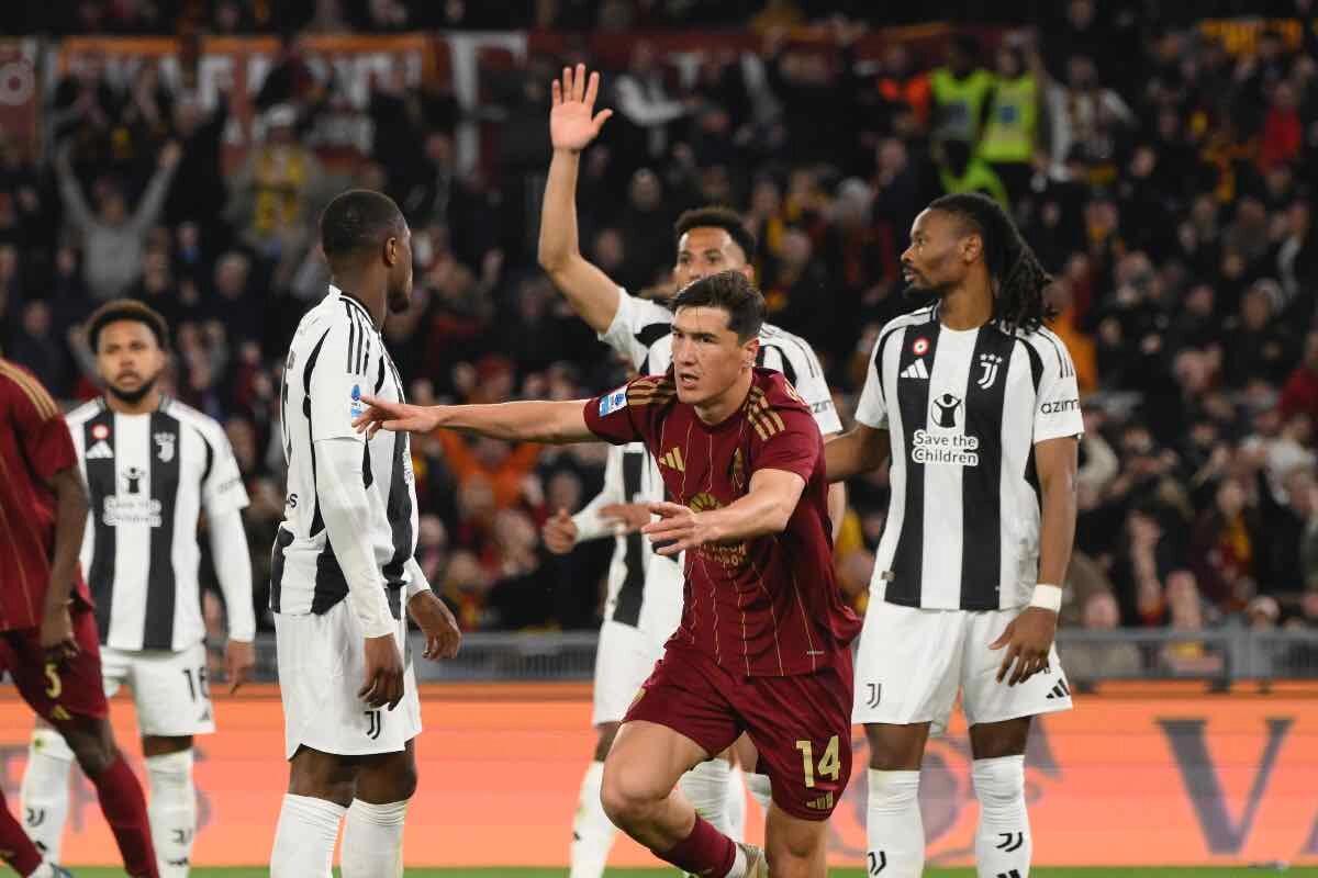 Roma-Juve, 1-1 all'Olimpico. Classifica corta, Fiorentina ottava ma a soli 4 punti dalla Champions - 