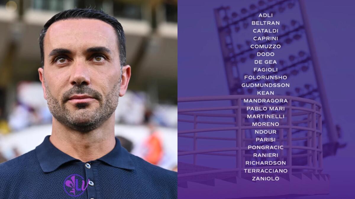 I convocati della Fiorentina per il Parma: ancora out gli infortunati Gosens e Colpani. C'è Caprini - 