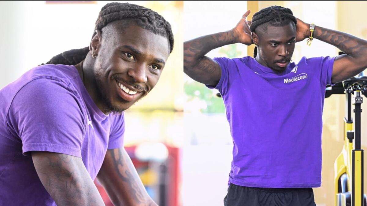 Kean è già a lavoro al Viola Park: allenamento individuale per il centravanti in vista del Betis - 