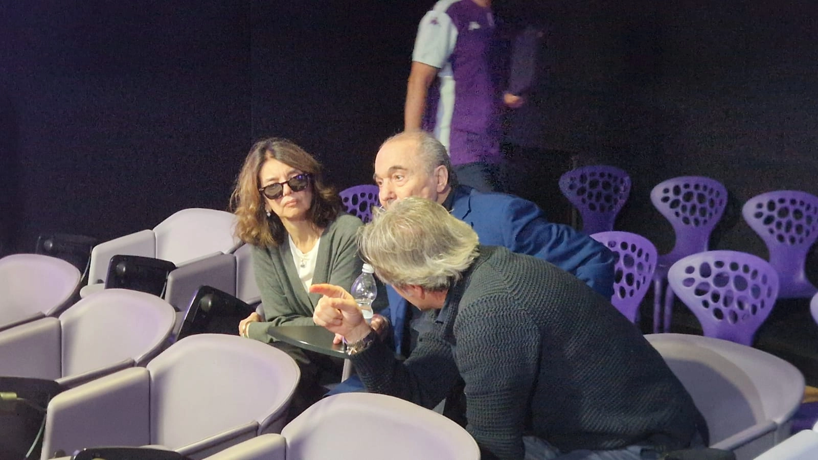 Anche il Presidente Commisso a seguire la conferenza stampa di Palladino in vista del Milan