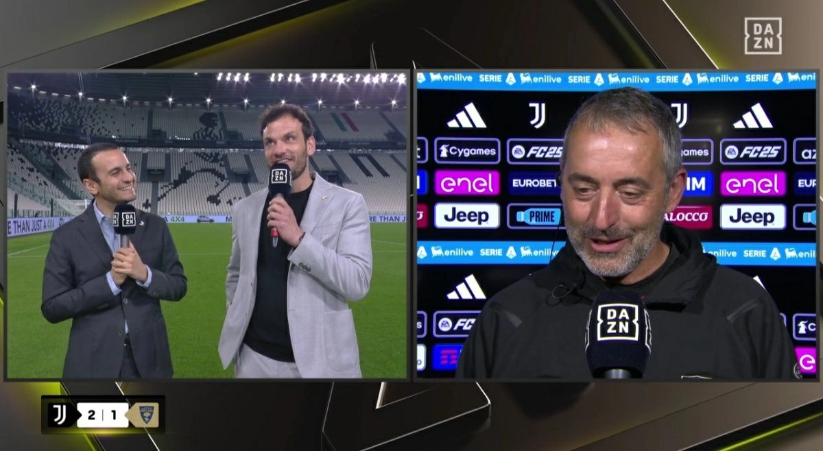 Manca un rigore al Lecce, Giampaolo si rivolge allo studio di Dazn: "Dite la verità in maniera onesta"
