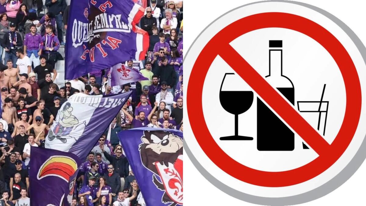 Provvedimento della Prefettura: vietata la vendita di alcol e bottiglie in vetro per Fiorentina-Betis - 