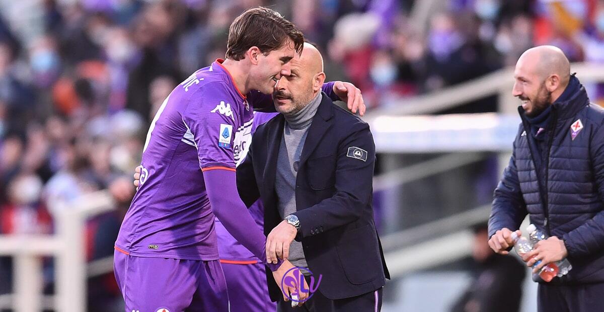 Italiano su Vlahovic: "Ricordo bene quei 6 mesi, alla Fiorentina ho allenato un giocatore fenomenale" - Firenze, stadio A.Franchi, 11.12.2021, Fiorentina-Salernitana, foto Lisa Guglielmi. Copyright Labaroviola.com