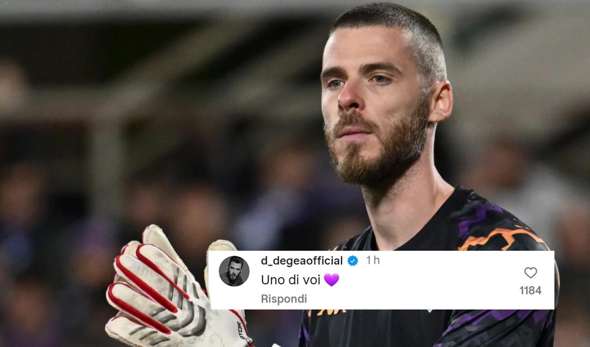 "Uno di voi": la risposta di De Gea infiamma i tifosi dopo il rinnovo con la Fiorentina - 