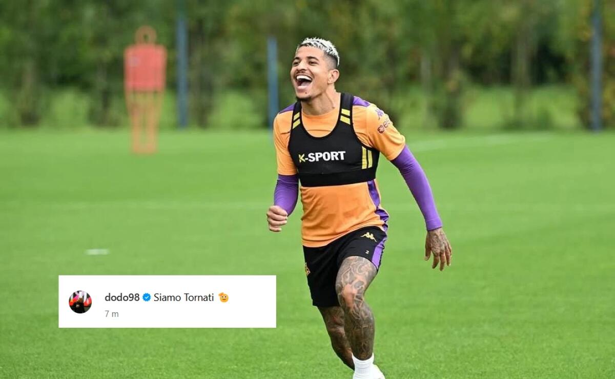 Dodo lavora in gruppo in vista del Betis, il messaggio su Instagram: “Siamo tornati” - 