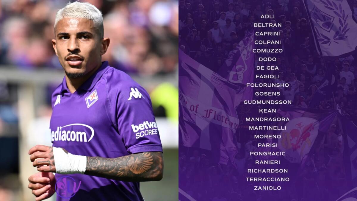 I convocati della Fiorentina per il Betis: Dodò sta bene e torna a disposizione, Cataldi è l'unico assente - 