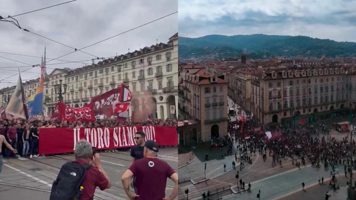 Clamorosa protesta dei tifosi del Torino, in 20.000 in marcia contro Cairo: "Devi vendere, vattene" - 