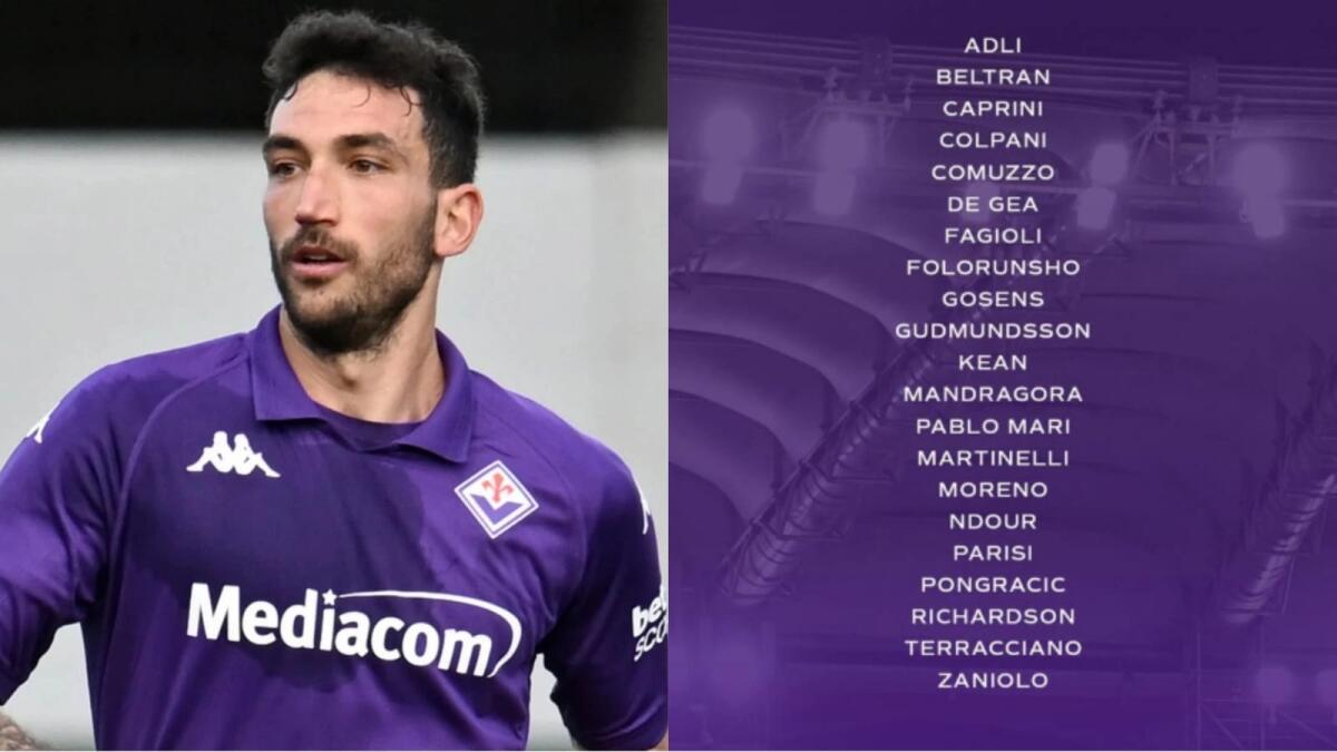 I convocati della Fiorentina per la Roma: assenti Cataldi e Dodo, ci sono Gosens e Colpani - 