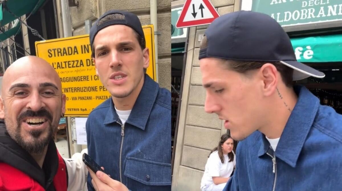 Un tifoso turco del Fenerbahçe trova Zaniolo in centro a Firenze e lo infastidisce, lui se ne va. Il video - 