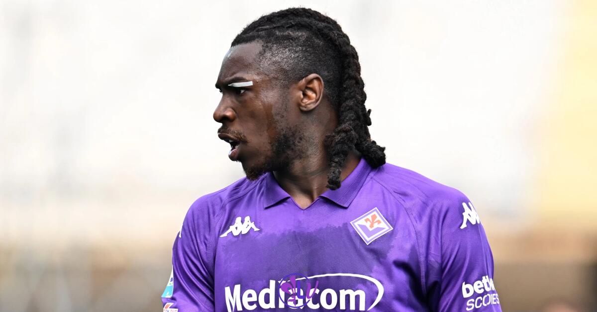 Corriere dello Sport: "Kean apre alla permanenza alla Fiorentina. Manca un incontro per il sì definitivo" - Firenze, Stadio Artemio Franchi, 30.03.2025, Fiorentina-Atalanta, foto Lisa Guglielmi. Copyright Labaroviola.com