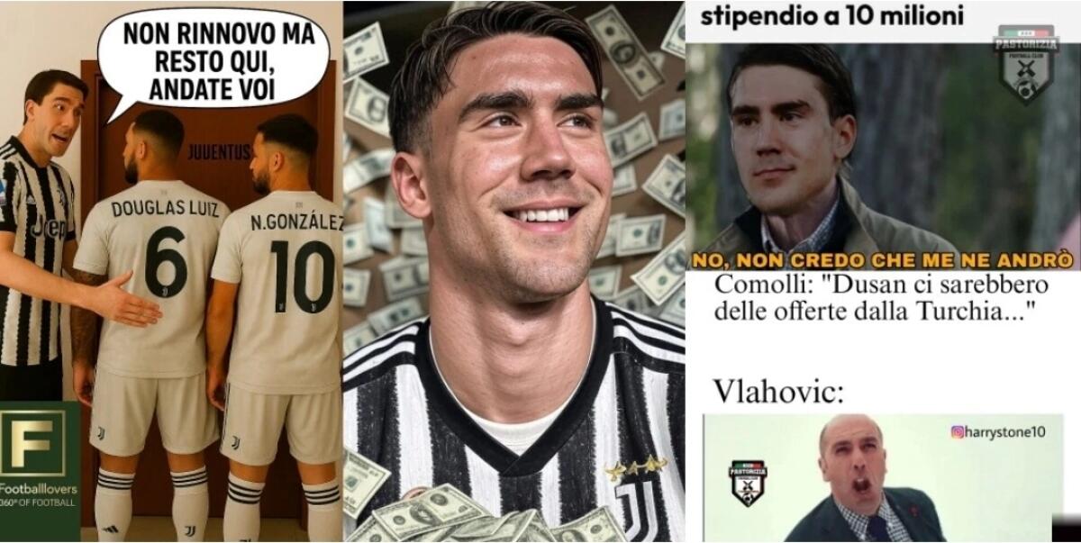 Alla Juventus tifosi e società vogliono cacciare Vlahovic. Ma lui non vuole rinunciare ai 12 milioni netti - 
