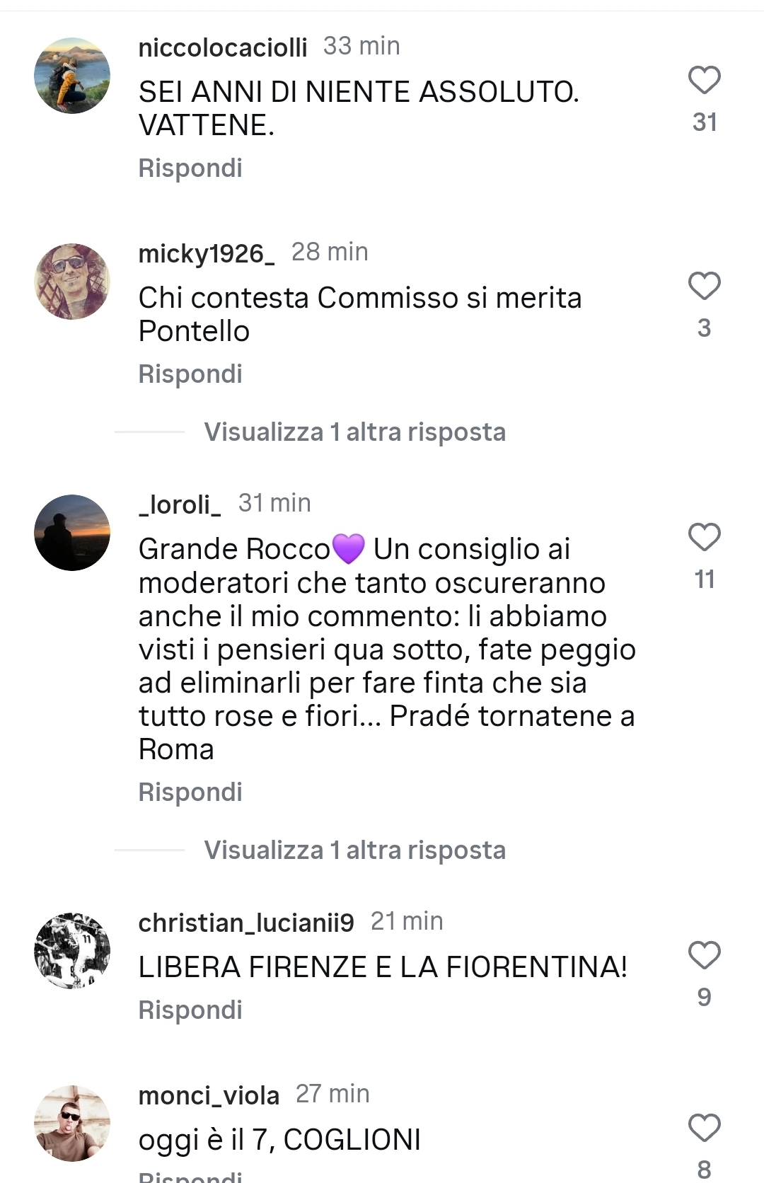 La Fiorentina festeggia 6 anni con Commisso. I tifosi commentano: "6 anni di niente, vendi"