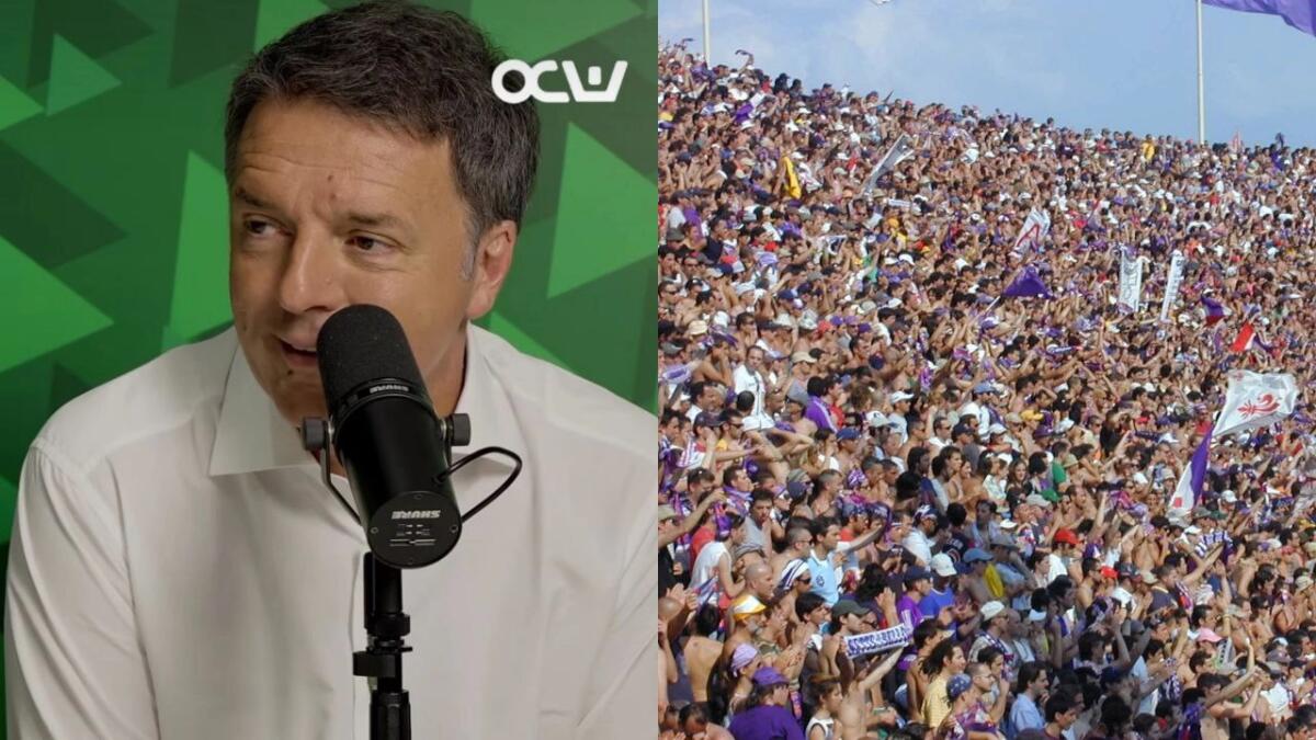 Renzi: "Tifare Fiorentina è sofferenza, ma essere tifoso viola è la sofferenza più bella del mondo" - 