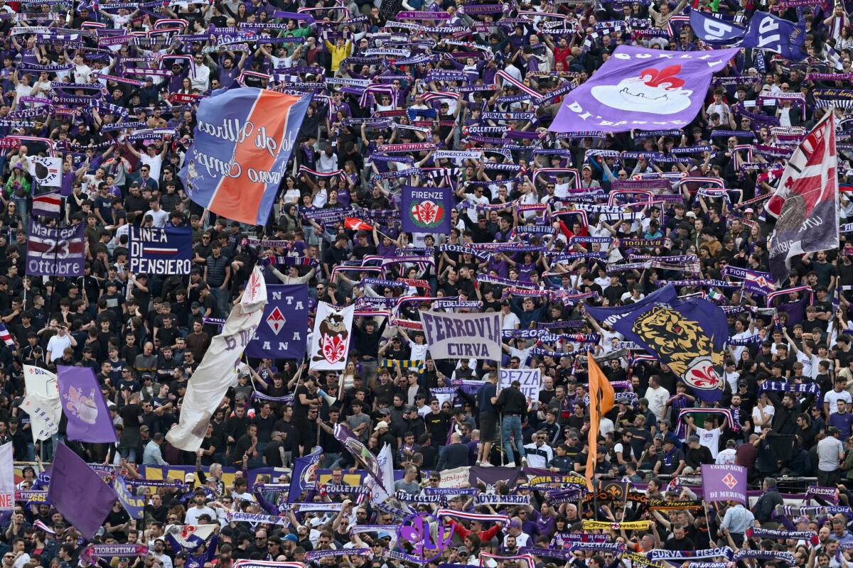 Ancora numeri esaltanti per la campagna abbonamenti. Sono 8500 i tifosi della Fiorentina già abbonati - Firenze, Stadio Artemio Franchi, 27.04.2025, Fiorentina-Empoli, foto Lisa Guglielmi. Copyright Labaroviola.com