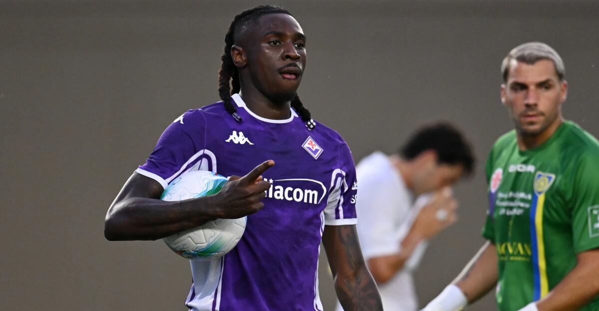 Nazione: “Kean ha chiesto 4,2 milioni+bonus fino al 2029. In settimana secondo incontro con la Fiorentina” - 