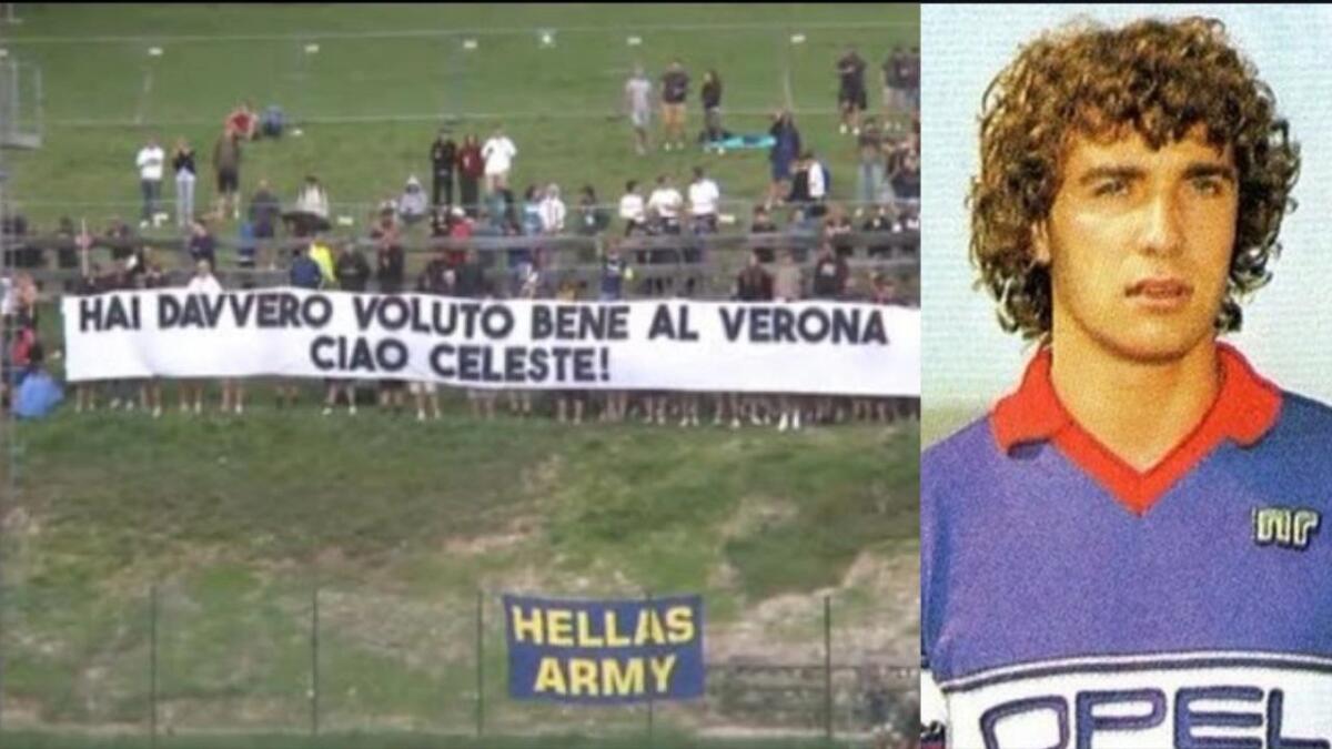 Anche i tifosi del Verona omaggiano Celeste Pin con uno striscione: "Hai davvero voluto bene al Verona" - 