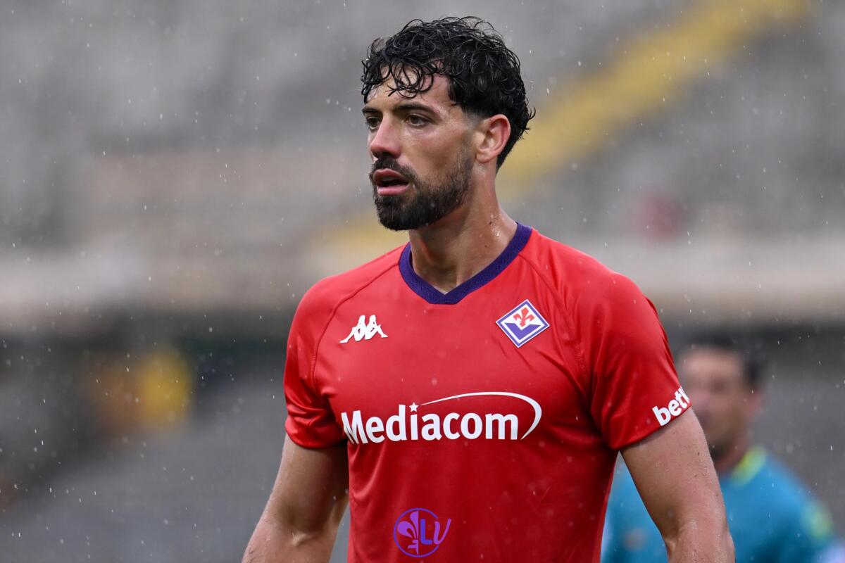 Pablo Marì: "Il mister ci sta dando una bella energia, abbiamo grandi ambizioni. I tifosi ci sosterranno" - Firenze, Stadio Artemio Franchi, 13.04.2025, Fiorentina-Parma, foto Lisa Guglielmi. Copyright Labaroviola.com