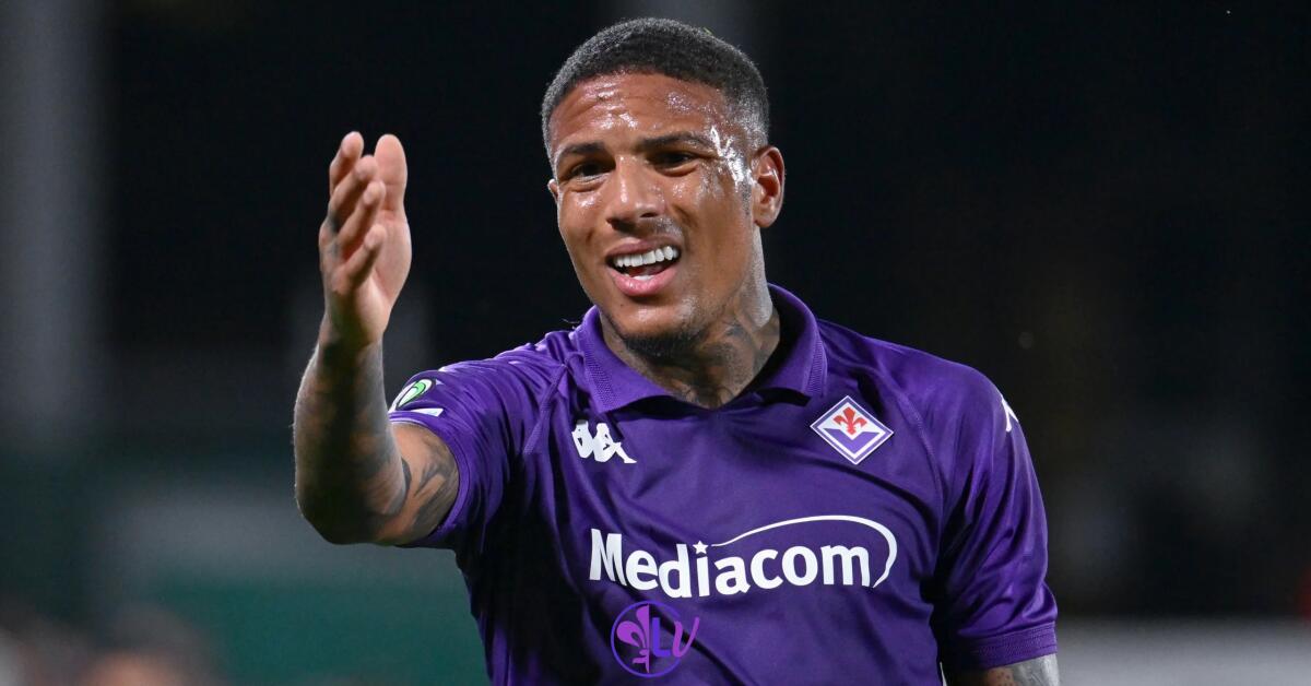 Folorunsho torna al Napoli dopo il prestito ma è in uscita. L'ex Fiorentina può ripartire dal Cagliari - Firenze, Stadio Artemio Franchi, 08.05.2025, Fiorentina-Betis, foto Lisa Guglielmi. Copyright Labaroviola.com