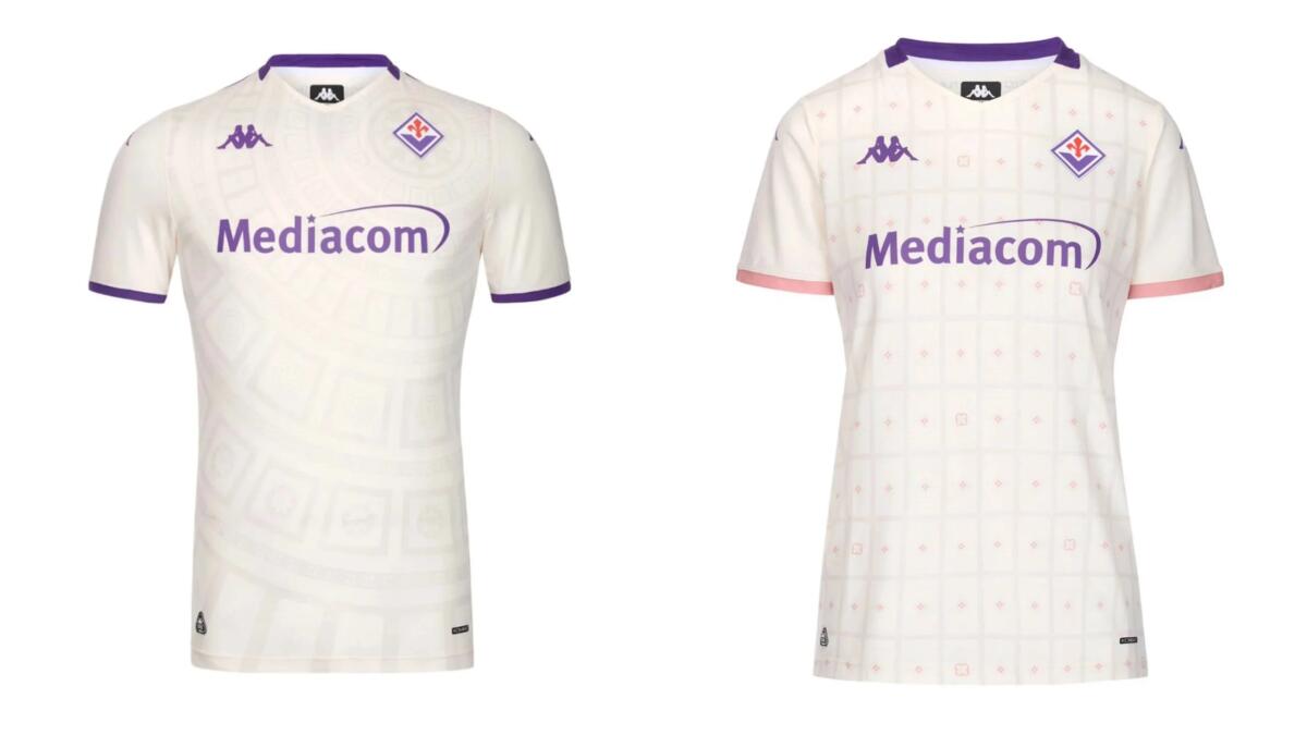 La 2° maglia della Fiorentina è ispirata a Santa Maria Novella, 2 edizioni diverse per maschile e femminile - 