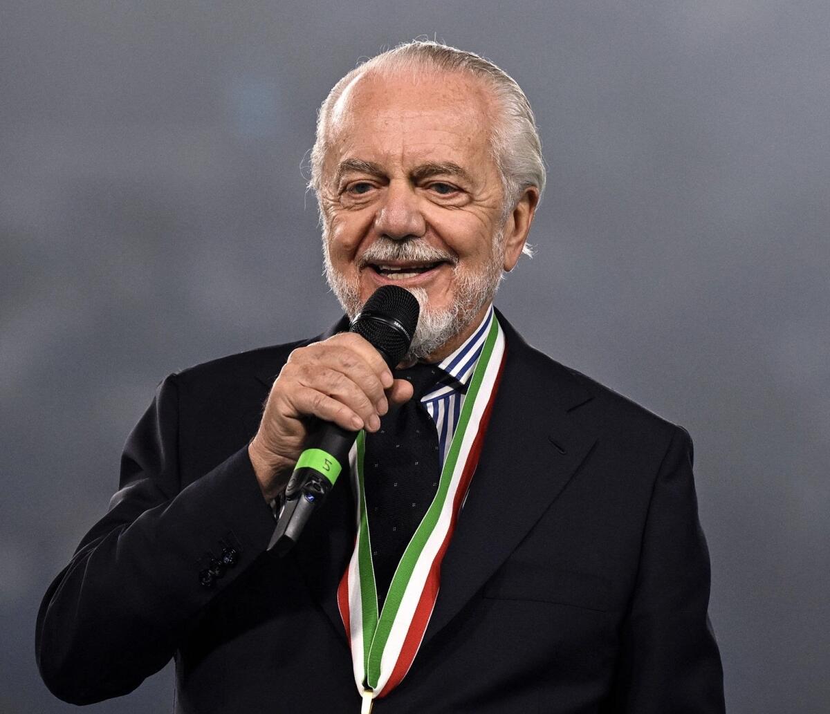 De Laurentis “Abbiamo vinto due scudetti senza centro sportivo come il Viola Park. Ci sono delle priorità” - 