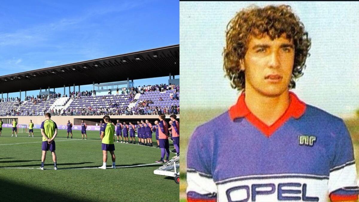 Minuto di silenzio al Viola Park per ricordare Celeste Pin prima dell'allenamento della Fiorentina - 
