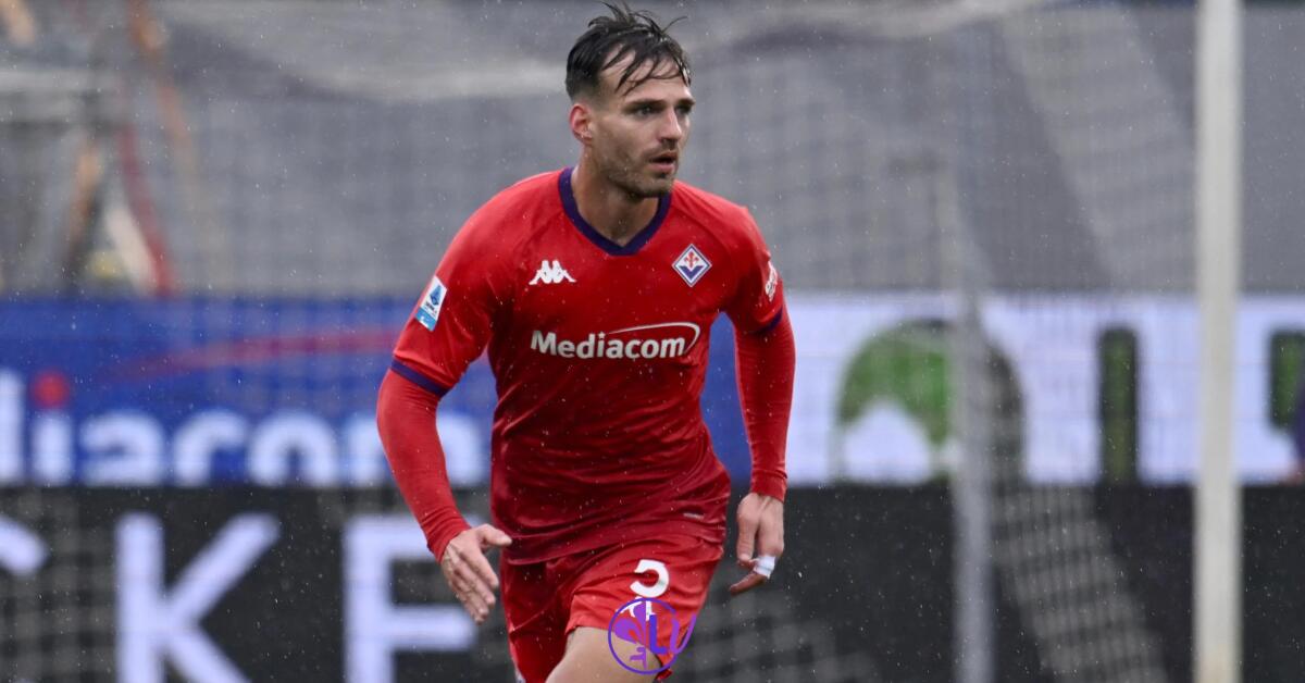 Pongracic: "Mi manca il gol. Per essere un grande difensore devo farne 3 o 4 a stagione" - Firenze, Stadio Artemio Franchi, 13.04.2025, Fiorentina-Parma, foto Lisa Guglielmi. Copyright Labaroviola.com