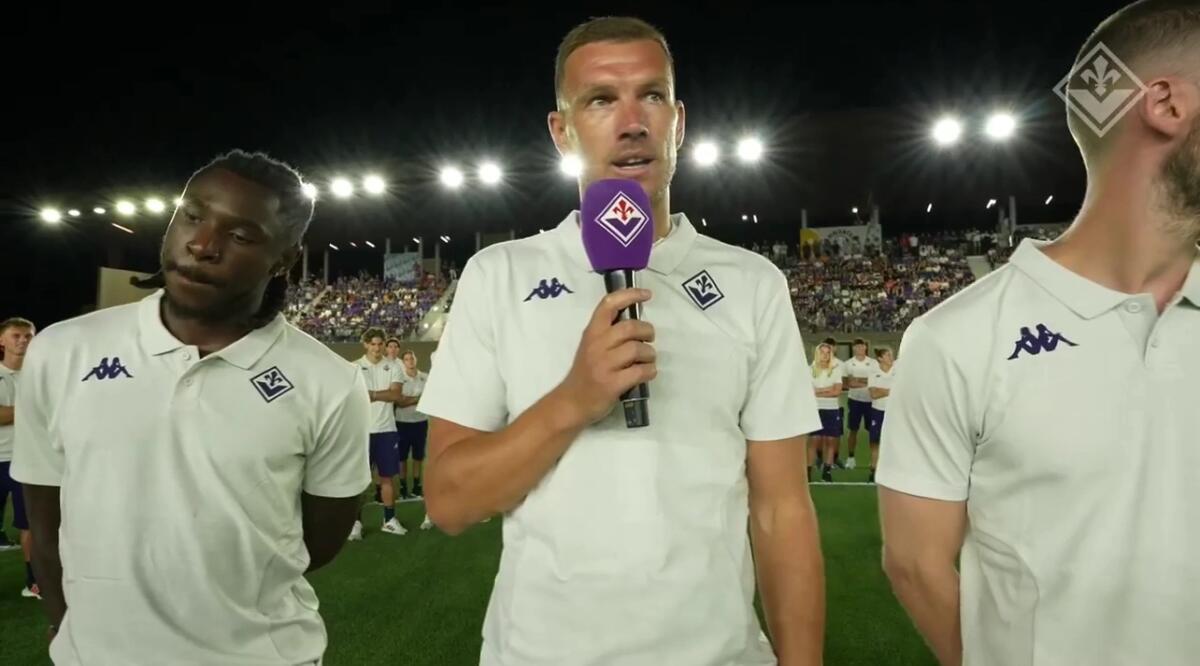 Dzeko: “Sono felice di essere in un grande club come la Fiorentina” - 