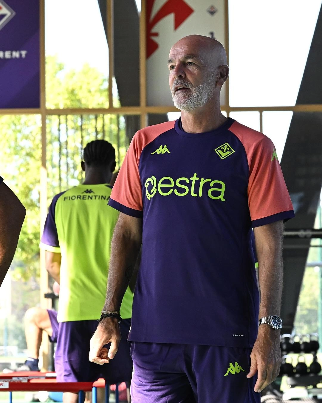 Le prime immagini della Fiorentina dal Viola Park: Dzeko sorride, Kean abbraccia Ferrari, Gud con Pioli