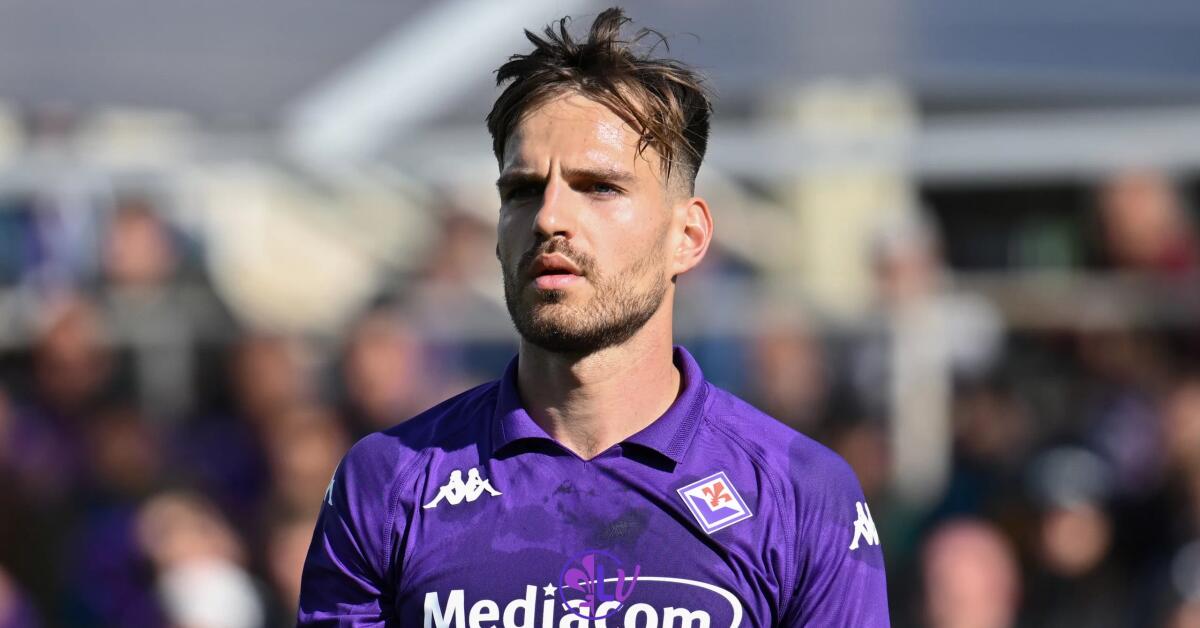 Gazzetta: “Rosso diretto sacrosanto. Pongracic interviene energicamente, rischia forte e qualche dubbio resta” - Firenze, Stadio Artemio Franchi, 30.03.2025, Fiorentina-Atalanta, foto Lisa Guglielmi. Copyright Labaroviola.com