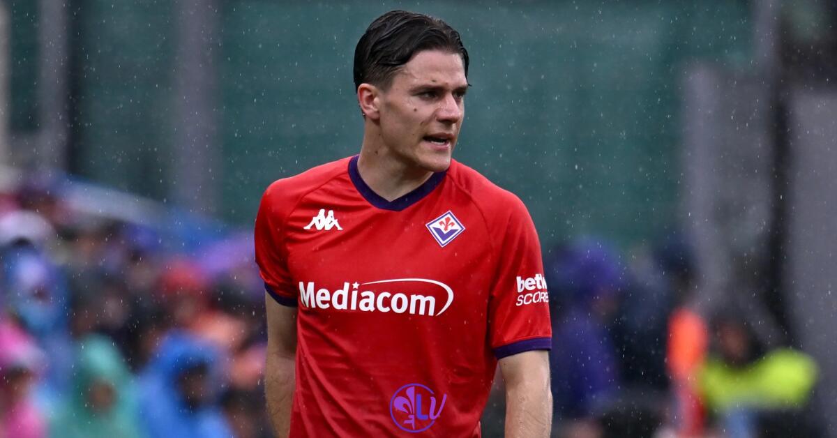 Fagioli: "Gara di personalità, giocando sempre la palla, il mister vuole un calcio offensivo" - Firenze, Stadio Artemio Franchi, 13.04.2025, Fiorentina-Parma, foto Lisa Guglielmi. Copyright Labaroviola.com