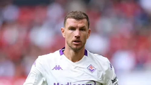 Il neo acquisto della Fiorentina Edin Dzeko