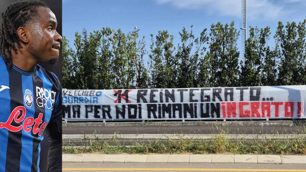 Bufera Atalanta, striscione pesante dei tifosi contro Lookman: “Per noi rimani un ingrato” - 