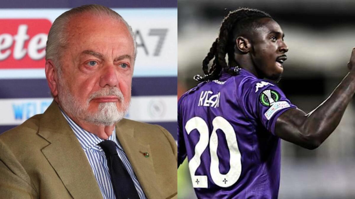 Gazzetta: "De Laurentiis voleva Kean al Napoli, ma ha capito che era impossibile strapparlo alla Fiorentina - 