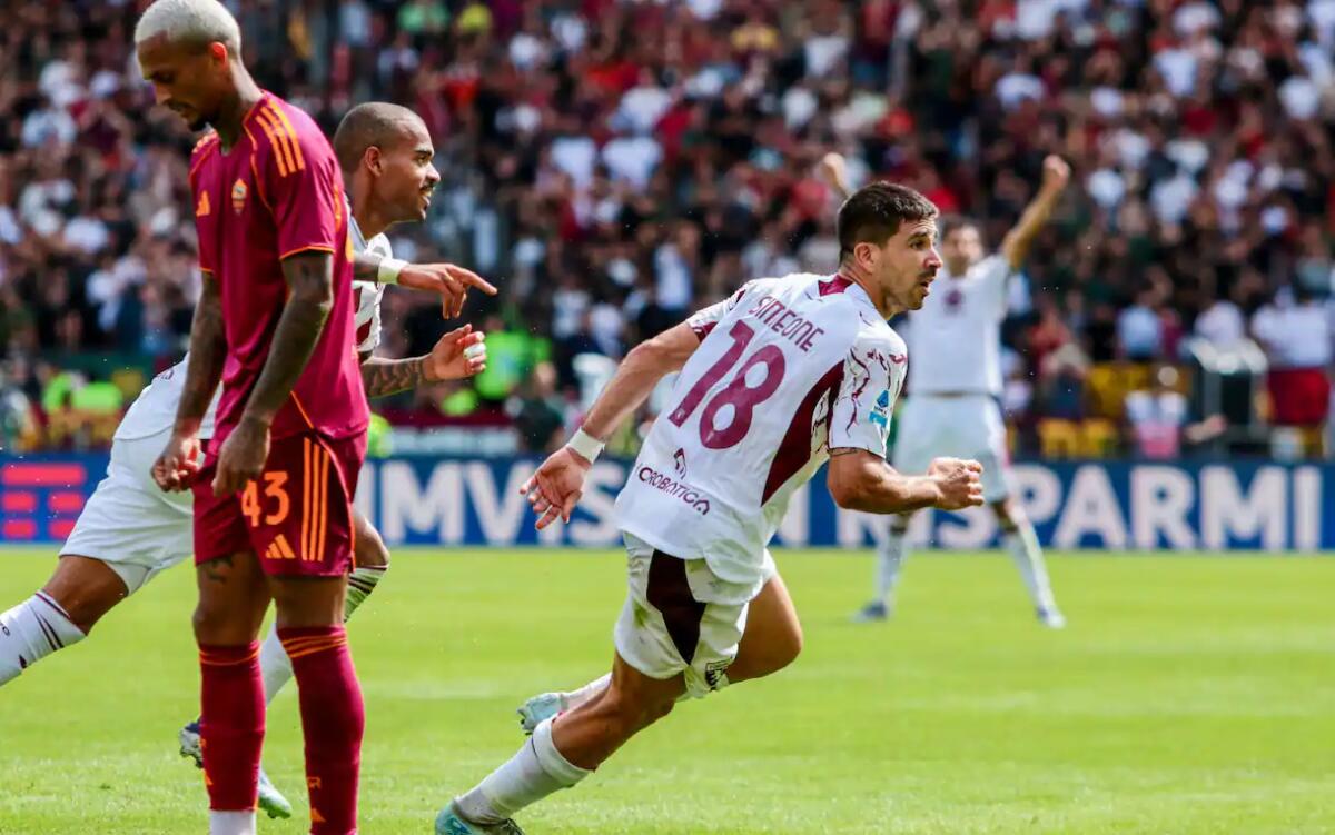 La Roma crolla all'Olimpico: Simeone segna il gol vittoria per il blitz granata - 