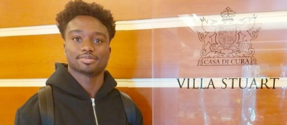 Lamptey operato a Villa Stuart dal Professor Mariani: rientro previsto tra 4/5 mesi - 