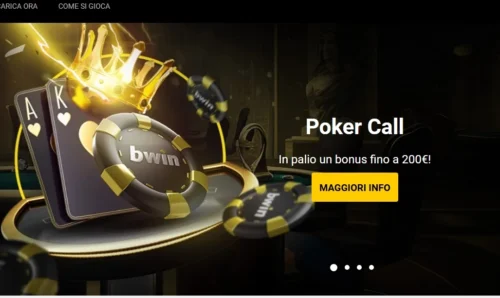 Bwin è un'ottima room per il poker online
