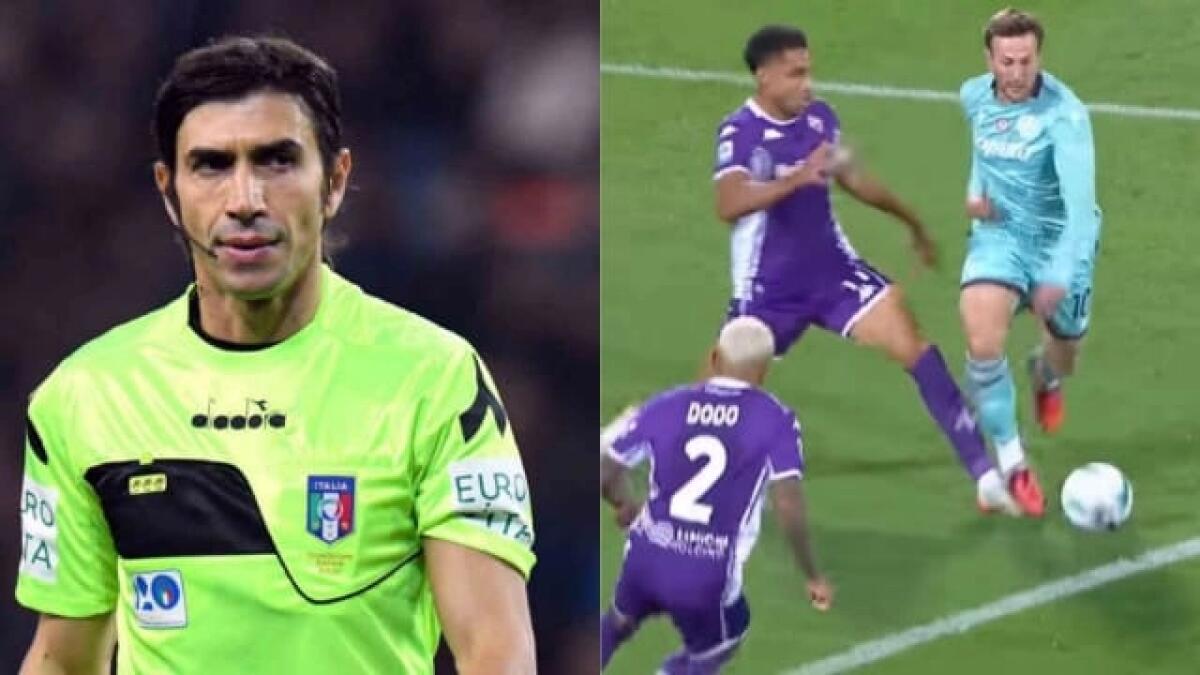 Calvarese spiega: "Non c'è rigore su Bernardeschi, non è fallo. Sozza è perfetto per Inter-Fiorentina" - 
