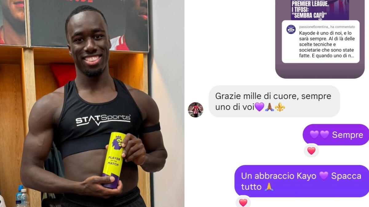 Kayode, MVP contro il Liverpool, scrive a Passione Fiorentina: "Grazie di cuore, sarò sempre uno di voi" - 