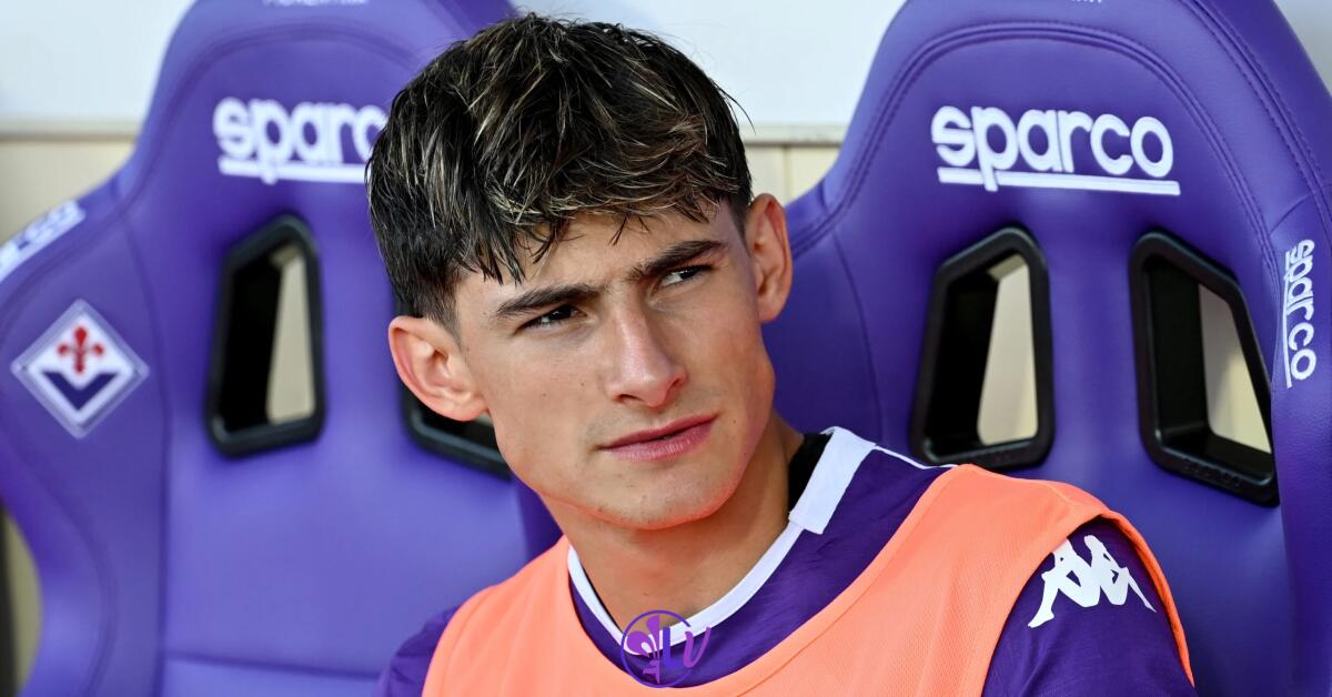 Fortini emozionato: "Prima da titolare in Europa, ringrazio il mister e la società per la fiducia" - Firenze, Stadio Franchi, 21.09.2025, Fiorentina-Como, foto Lisa Guglielmi. Copyright Labaroviola.com